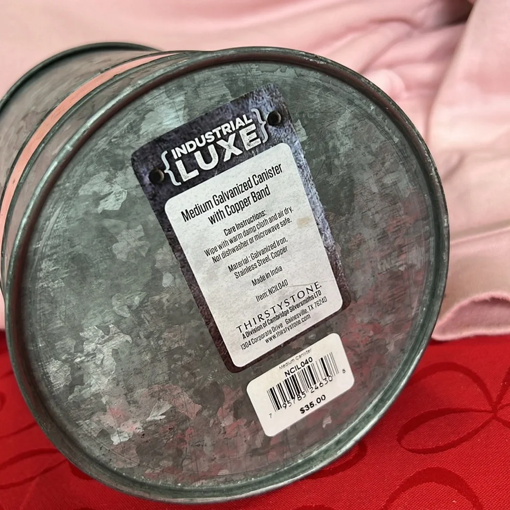 Tin Copper Canister